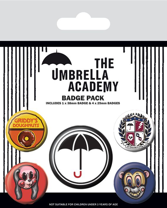 Набор значков The Umbrella Academy: Super (5 шт.)