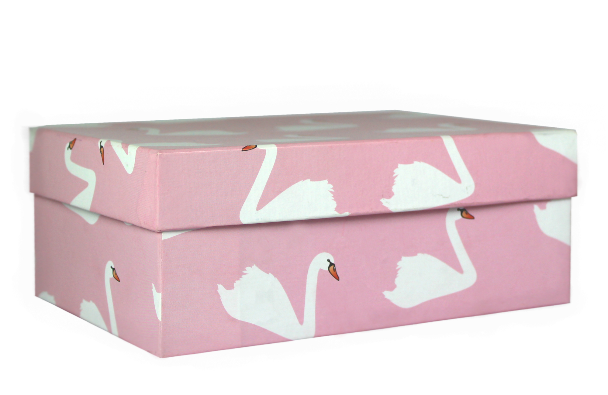 Подарочная коробка Лебеди