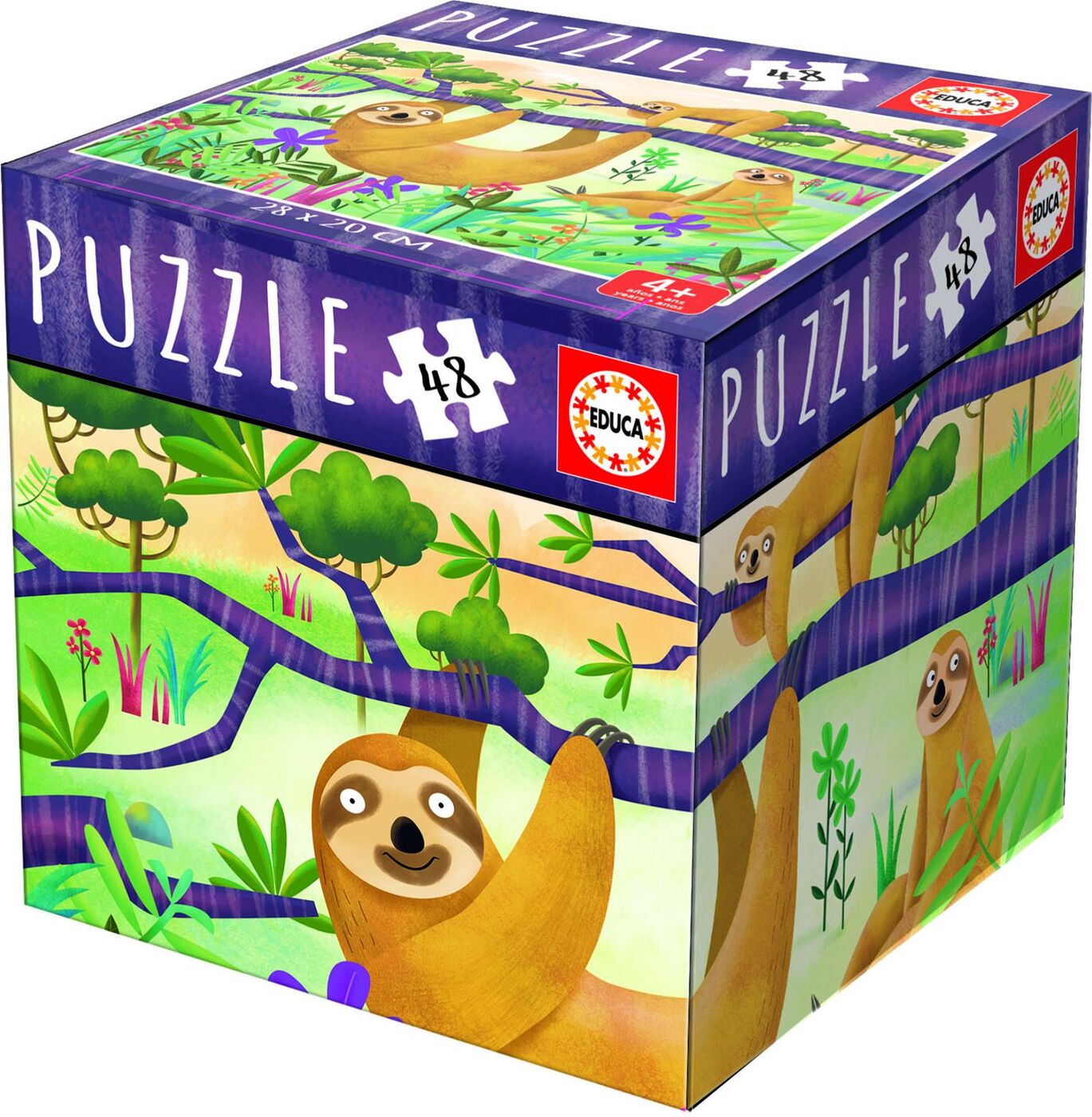 

Puzzle Ленивец (48 деталей)