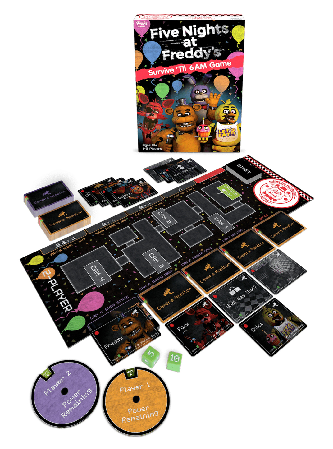 Настольная игра Five Nights At Freddy`s: Survive `Til 6AM – Game Funko  Games - купить по цене 2490 руб с доставкой в интернет-магазине 1С Интерес