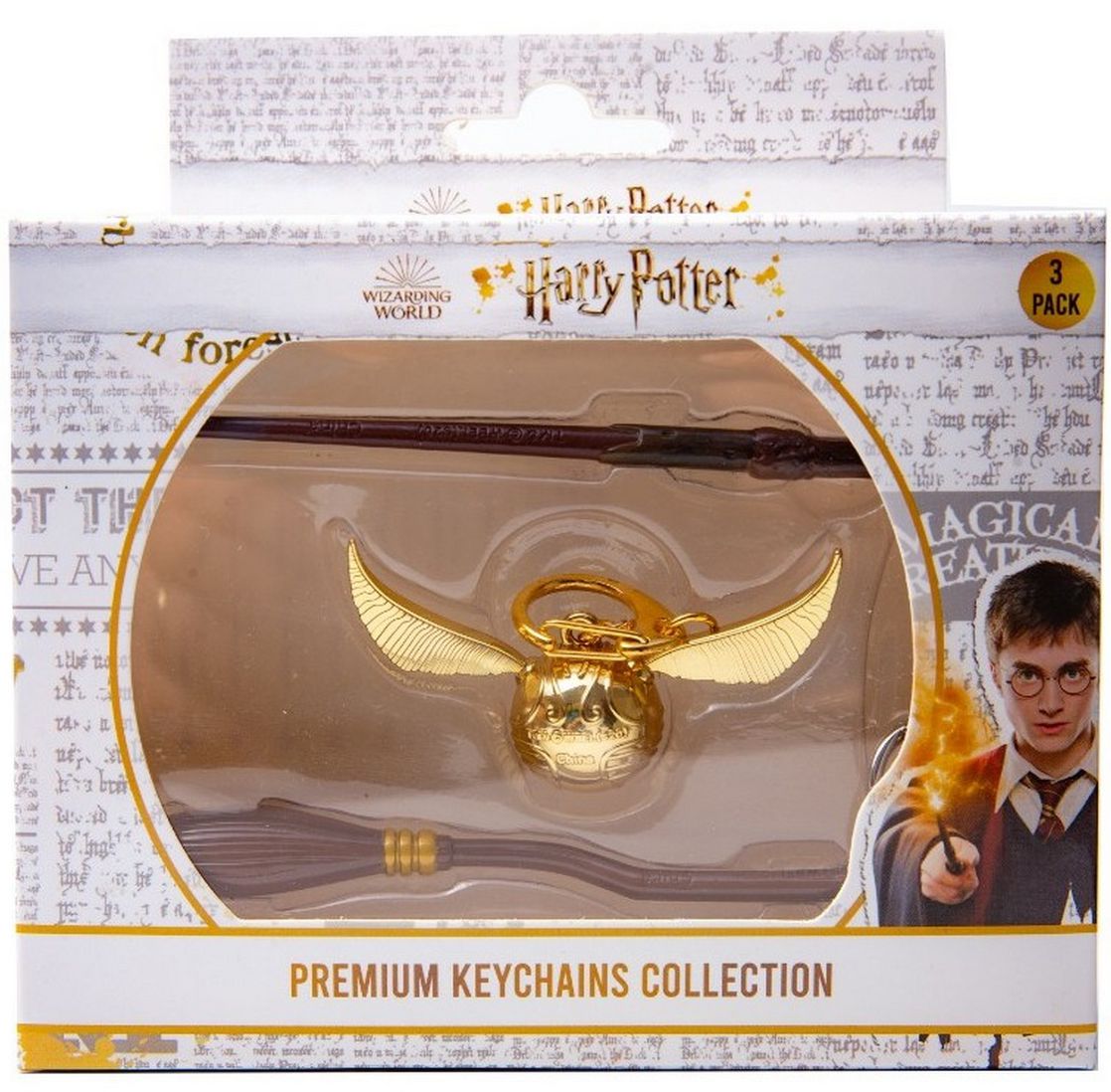 цена Набор брелоков Harry Potter Premium (3 шт.) (в ассортименте)