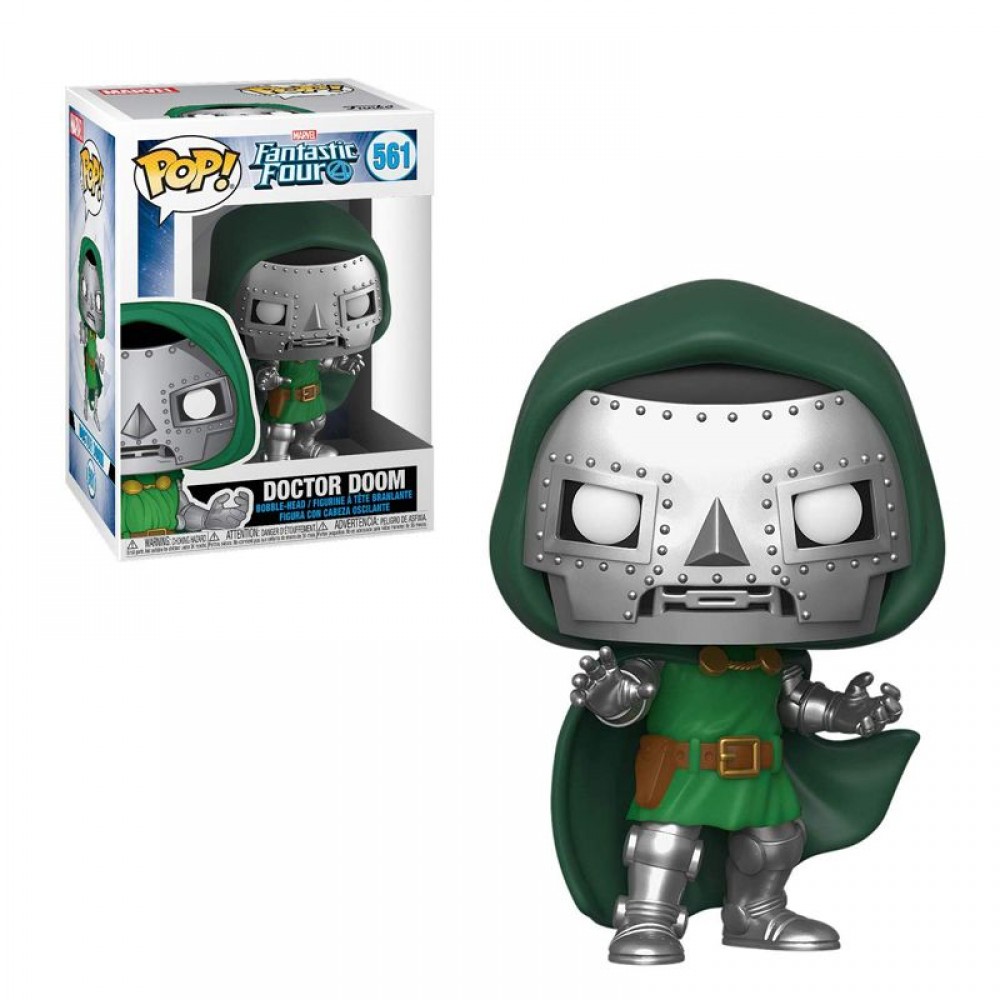 

Фигурка Funko POP: Marvel Fantastic Four – Doctor Doom Bobble-Head Exclusive (9,5 см)