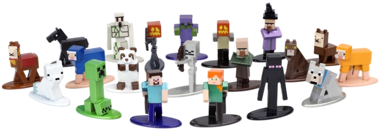 

Набор фигурок Minecraft Dungeons: Nano Metalfigs – Wave 5 1.65" (20 шт.)