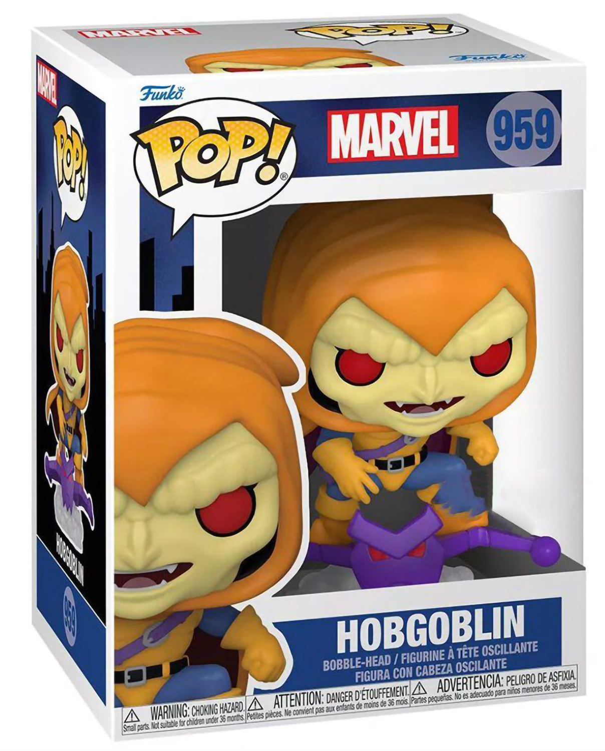 Фигурка Funko POP Animation Marvel: Spider-Man The Animated Series –  Hobgoblin Bobble-Head Exclusive (9,5 см) - купить по цене 1999 руб с  доставкой в интернет-магазине 1С Интерес