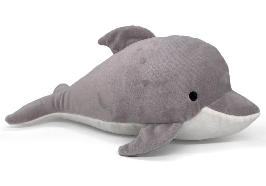Мягкая игрушка Непоседа Дельфин серый (39 см)