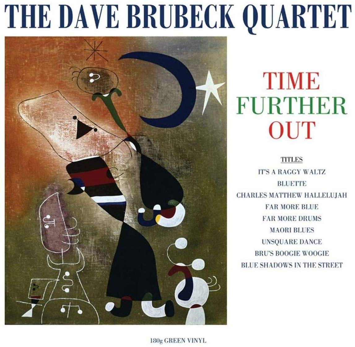 

The Dave Brubeck Quartet – Time Further Out. Coloured Green Vinyl (LP)