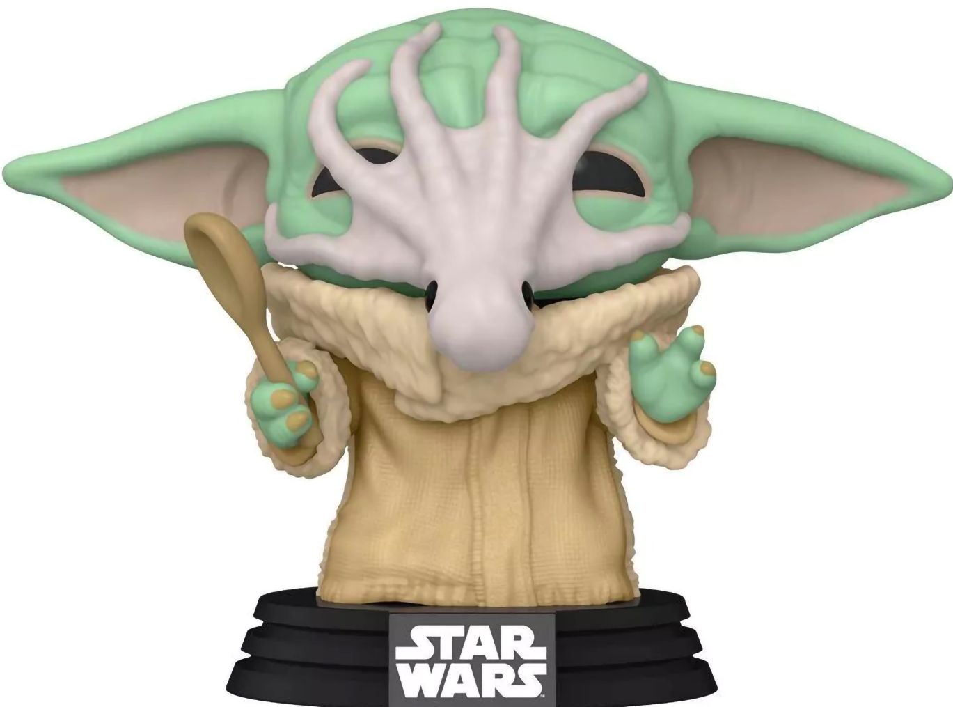 цена Фигурка Funko POP: Star Wars The Mandalorian – Grogu With Chowder Squid Bobble-Head (9,5 см)