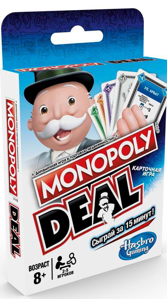 Настольная карточная игра Монополия – Сделка цена и фото