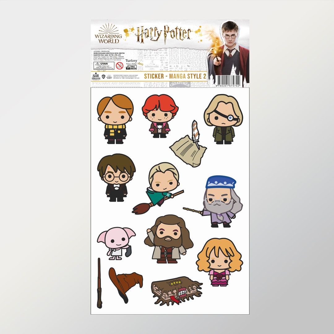 Набор наклеек Harry Potter: Characters Manga Style Ver.2