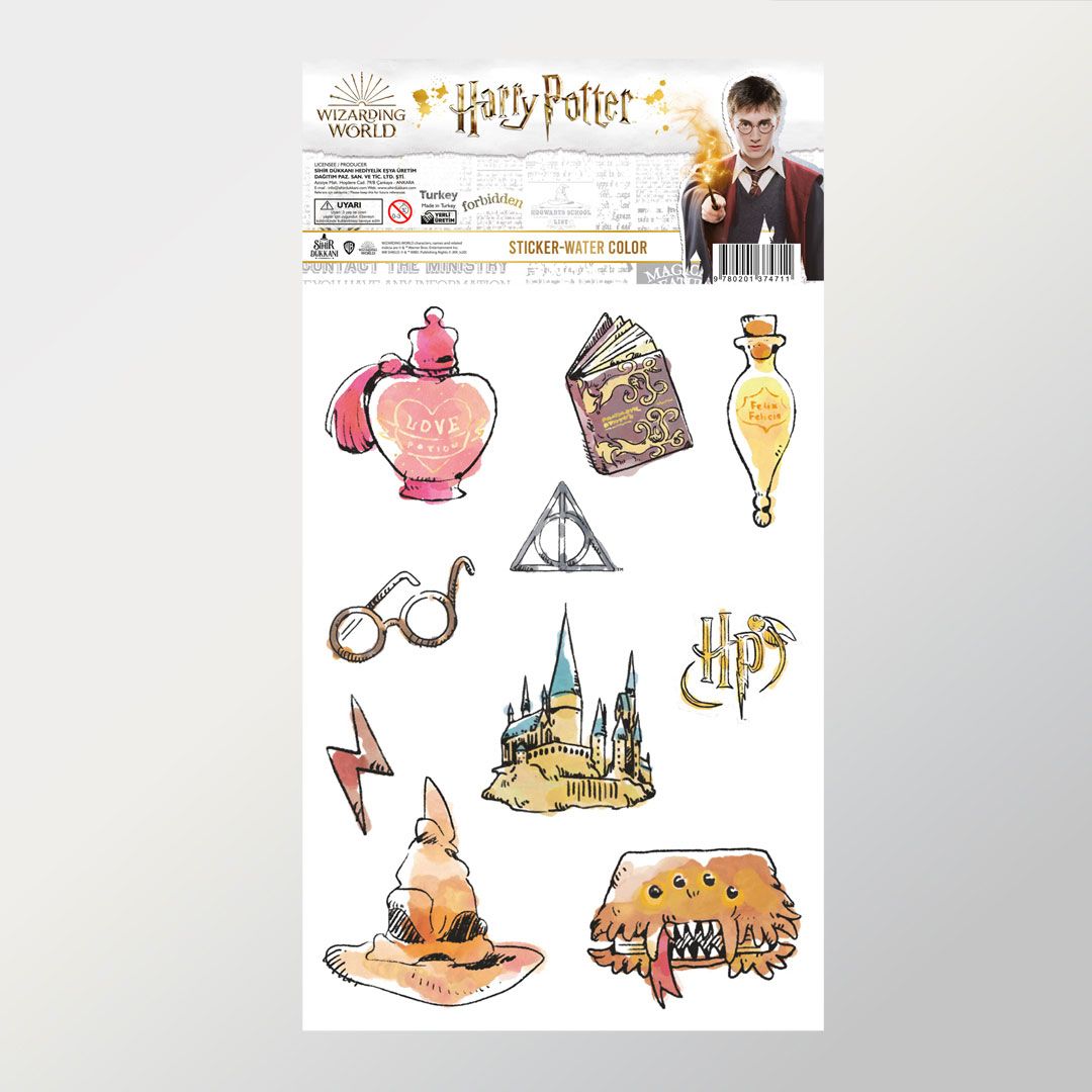 Набор наклеек Harry Potter: Water Colors