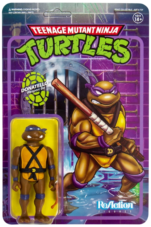 Фигурка ReAction Figure Teenage Mutant: Ninja Turtles – Donatello (9 см) цена и фото