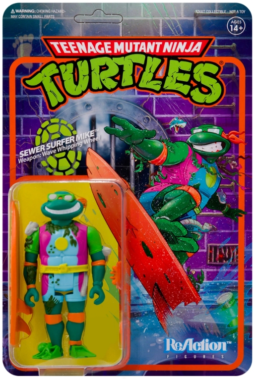 

Фигурка ReAction Figure Teenage Mutant: Ninja Turtles – Wave 3 – Sewer Surfer Micelangelo (9 см)