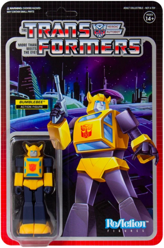 цена Фигурка ReAction Figure Transformers – Bumblebee (9 см)