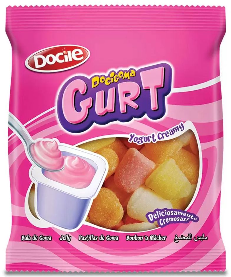 

Жевательный мармелад Docile Docigoma Gurt – Вкус йогурта (60 г)