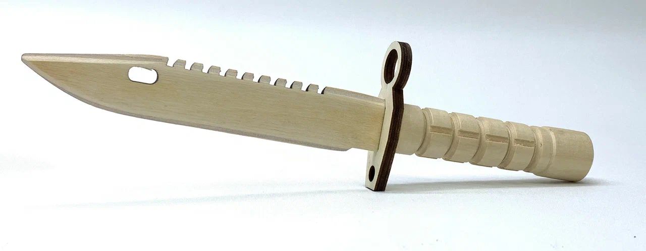 Оружие игровое штык-нож М9 Байонет (деревянный)