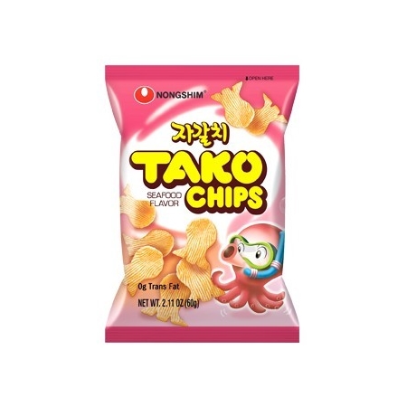 

Чипсы Taco Chips со вкусом осьминога (60 г)