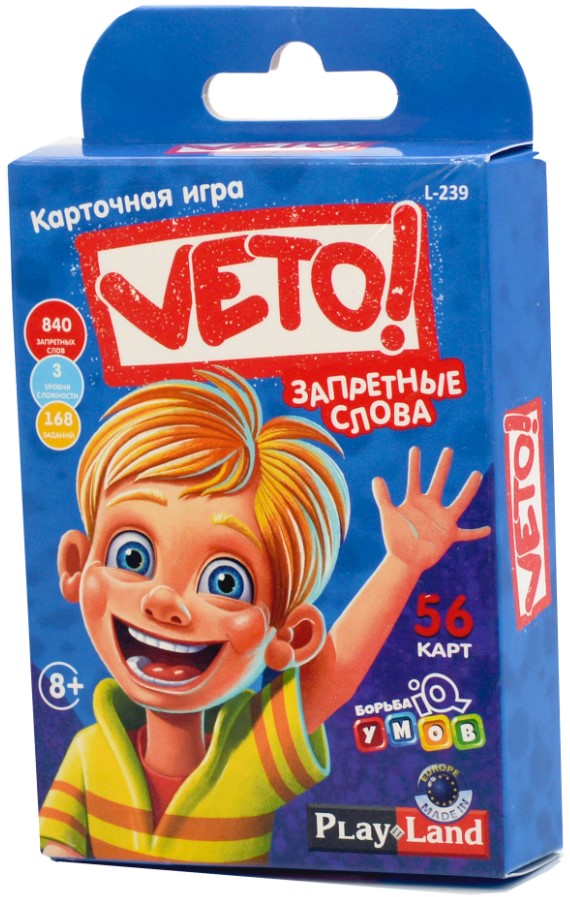 Настольная игра Вето карточная