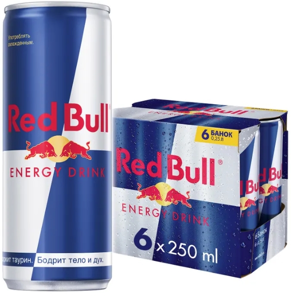 

Напиток энергетический Red Bull (250 мл / 6 шт.)