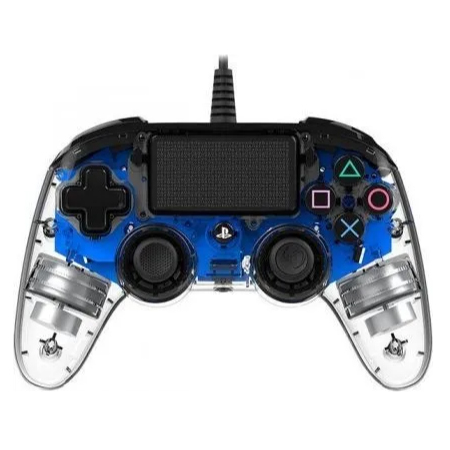 Геймпад Nacon проводной игровой для PlayStation 4 Blue (PS4OFCPADCLBLUE)