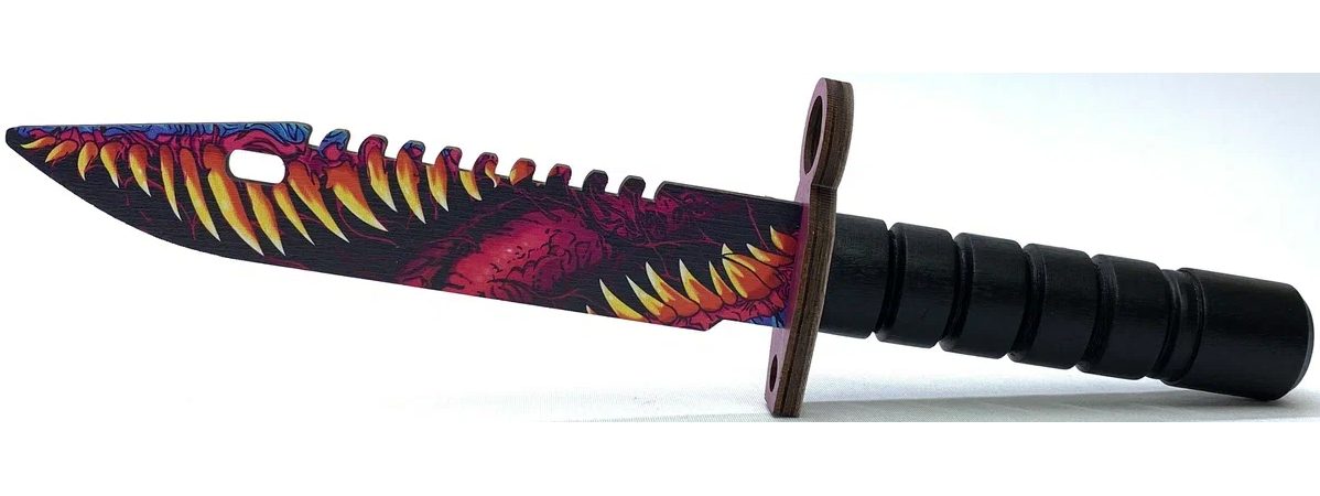Оружие игровое штык-нож М9 Байонет 2 – Скоростной зверь (деревянный)