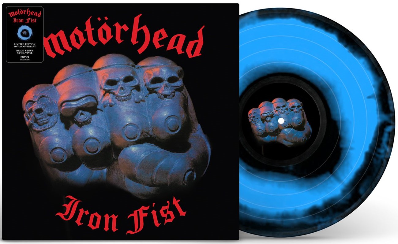 Motorhead – Iron Fist 40Th Anniversary Edition Blue & Black Swirl Vinyl  (LP) + книга Комплект - купить по цене 4330 руб в интернет-магазине 1С  Интерес