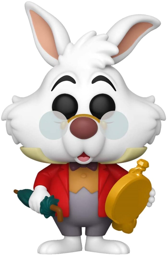 цена Фигурка Funko POP Disney: Alice In Wonderland 70th Anniversary – White Rabbit With Watch (9,5 см)
