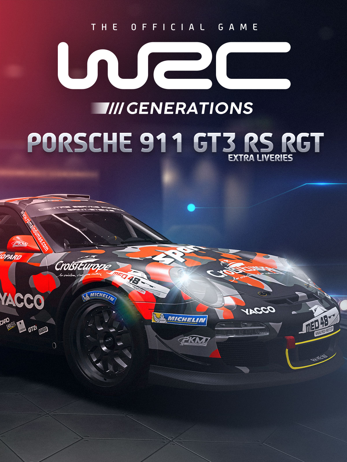 цена WRC Generations: Porsche 911 GT3 RS RGT Extra liveries. Дополнение [PC, Цифровая версия] (Цифровая версия)
