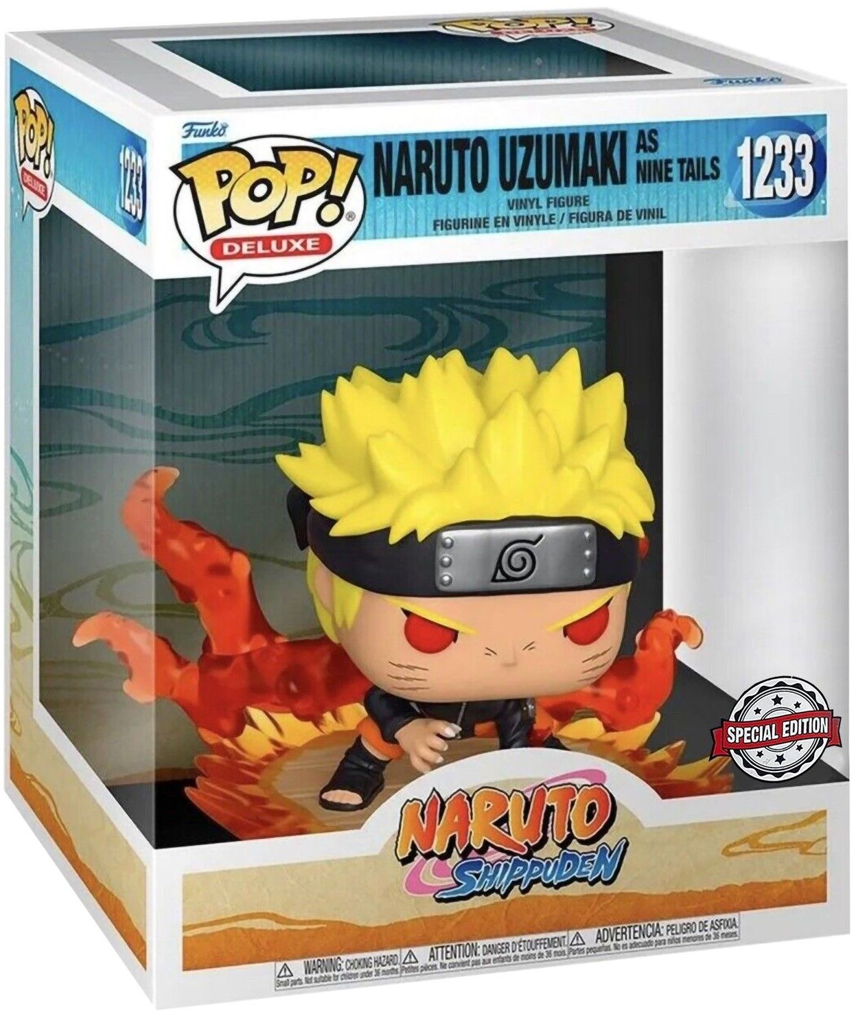 Фигурка Funko POP Deluxe: Naruto Uzumaki As Nine Tails Exclusive (9,5 см) -  купить по цене 5999 руб с доставкой в интернет-магазине 1С Интерес