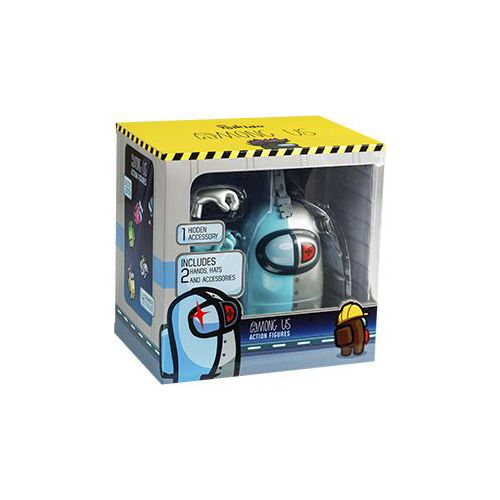 Фигурка Among Us + 2 аксессуара: Герой Робот – Серия 3 в коробке с окном (AU6503A)