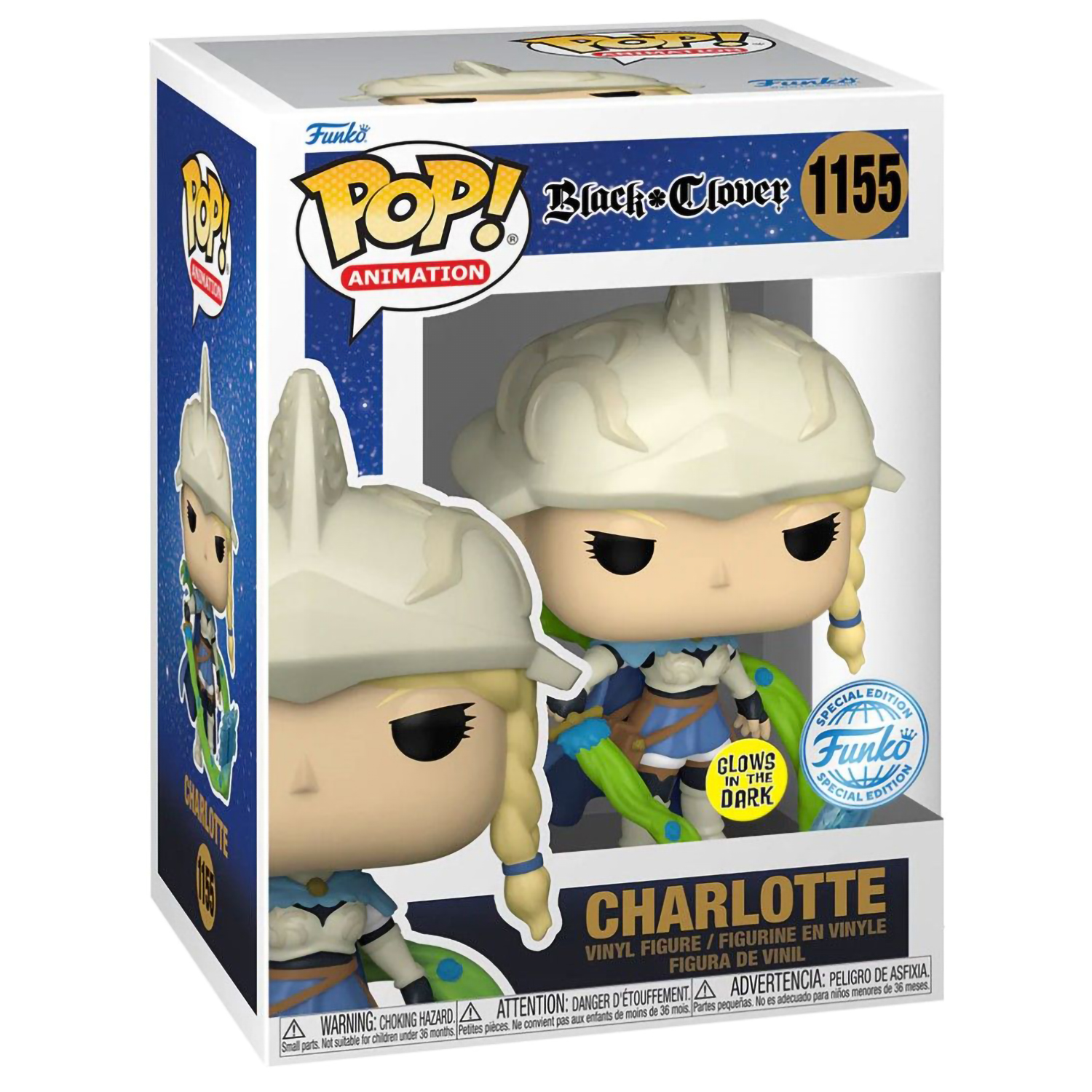 Фигурка Funko POP Animation: Black Clover – Charlotte With Chase Exclusive  (9,5 см) - купить по цене 0 руб с доставкой в интернет-магазине 1С Интерес