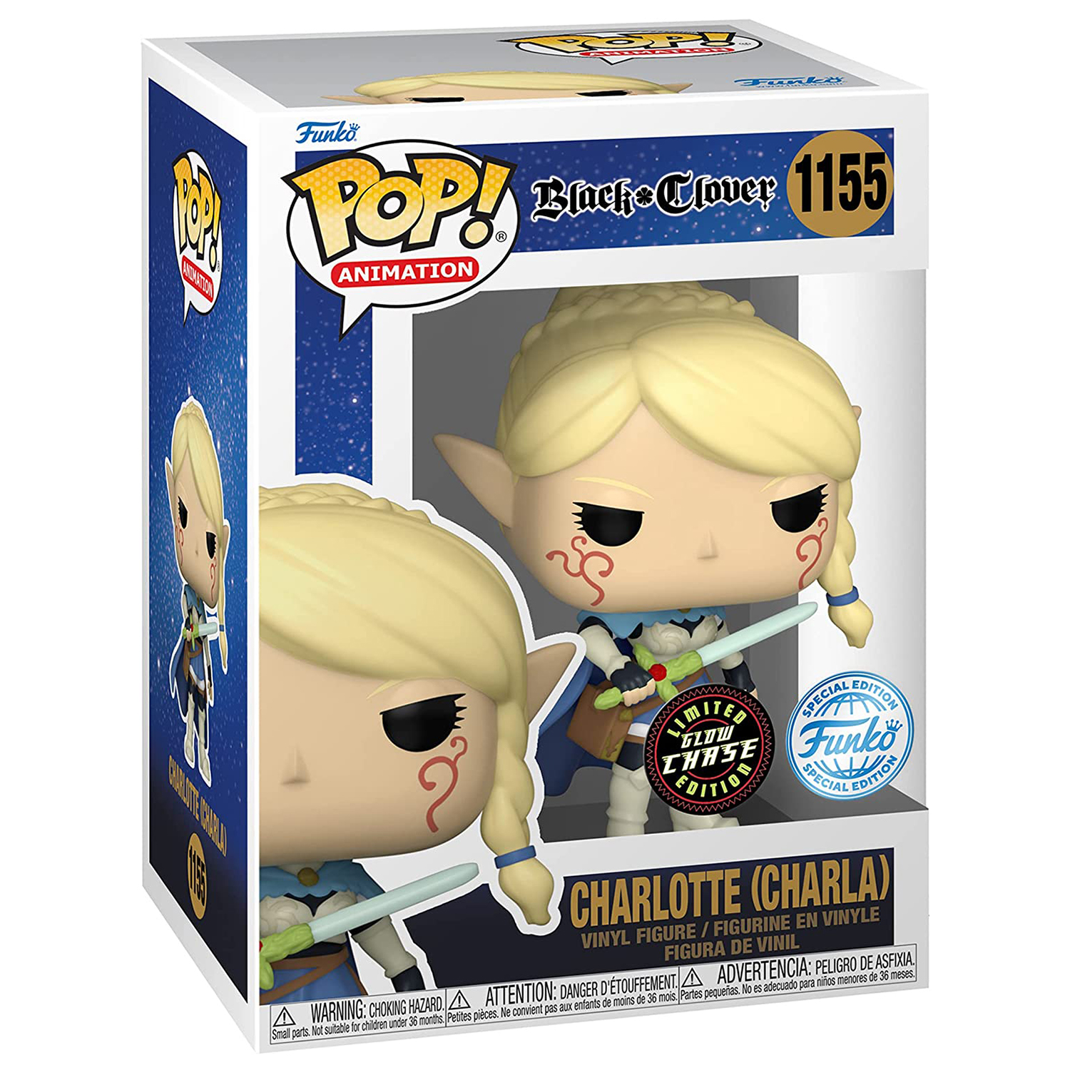 Фигурка Funko POP Animation: Black Clover – Charlotte With Chase Exclusive  (9,5 см) - купить по цене 0 руб с доставкой в интернет-магазине 1С Интерес