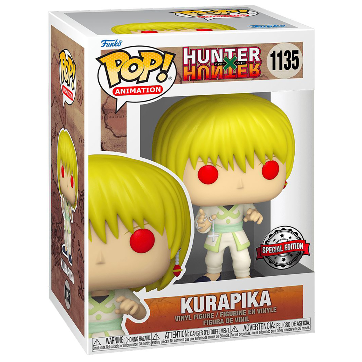 Фигурка Funko POP Animation: Hunter x Hunter – Kurapika With Chain  Exclusive (9, 5 см) - купить по цене 1999 руб с доставкой в  интернет-магазине 1С Интерес