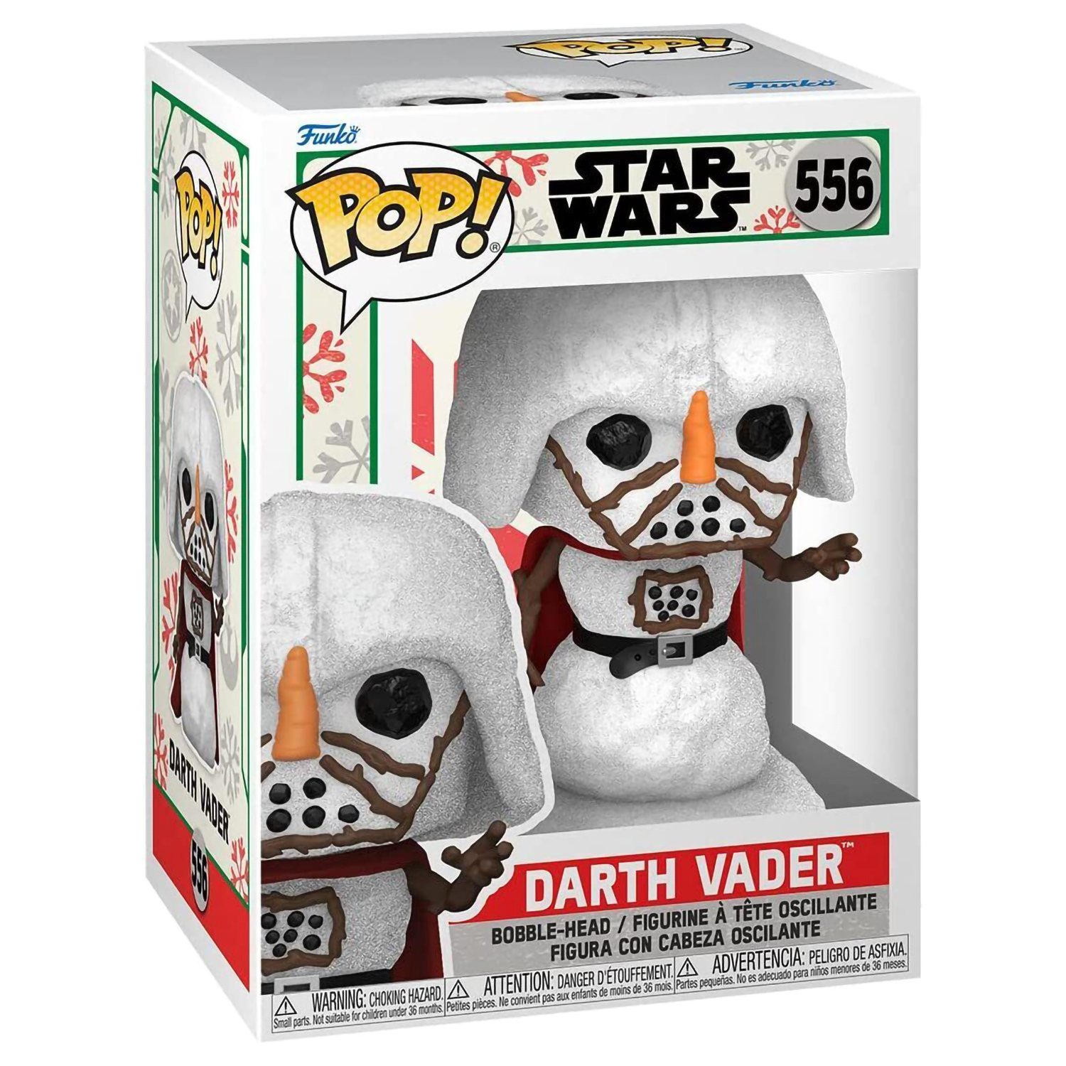 Funko POP Star Wars Holiday Darth Vader Snowman Bobble