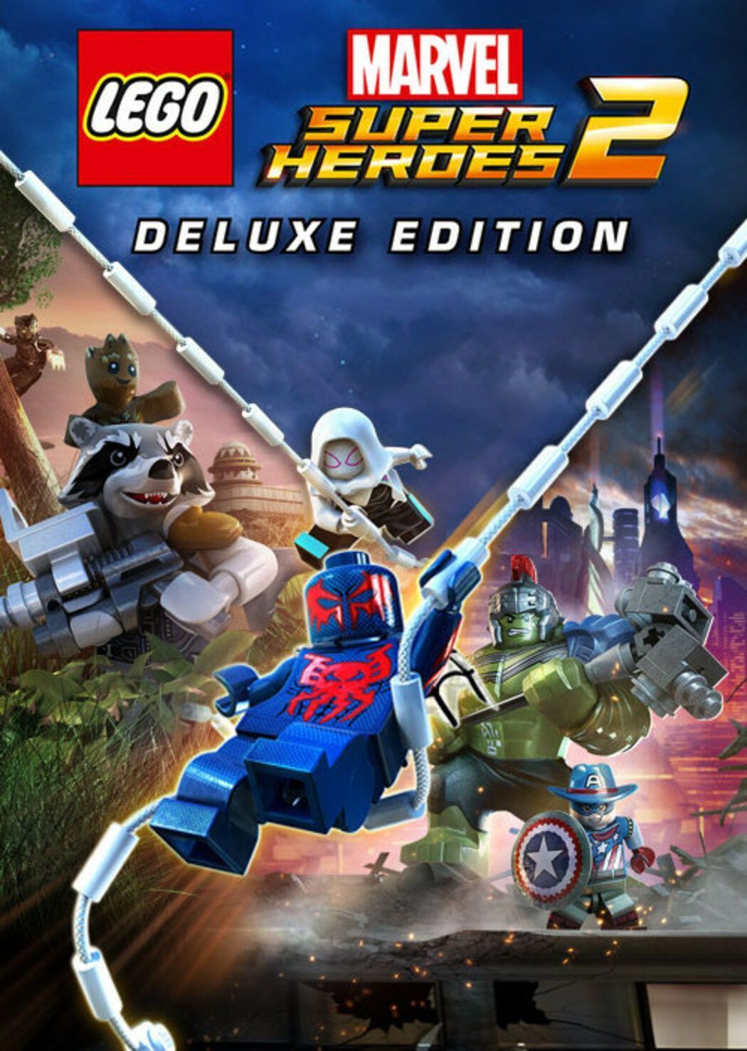 LEGO Marvel Super Heroes 2. Deluxe Edition [PC, Цифровая версия] (Цифровая версия) цена и фото