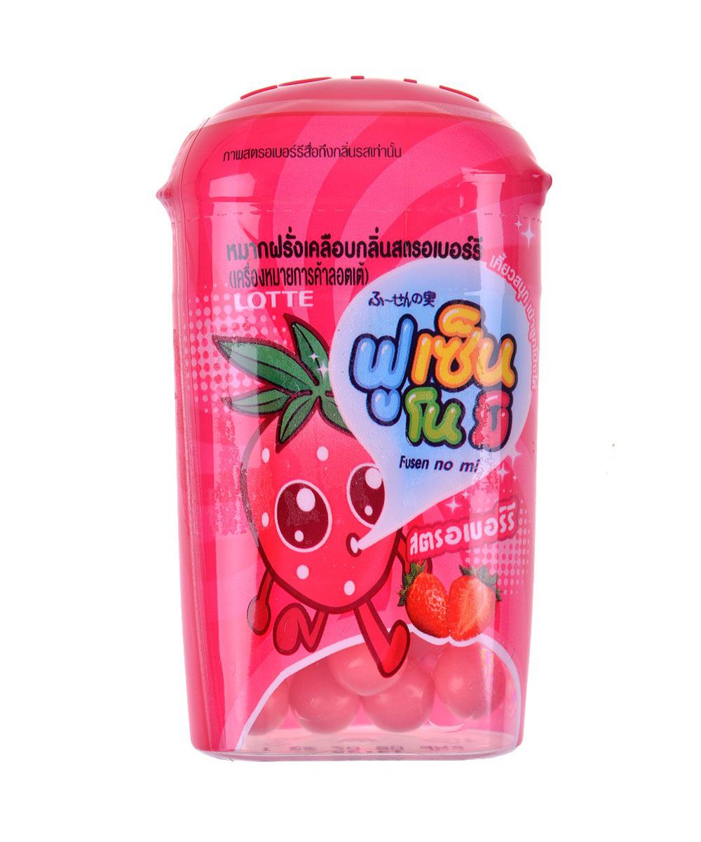 Жевательная резинка Lotte Small Glas Strawberry Вкус клубники