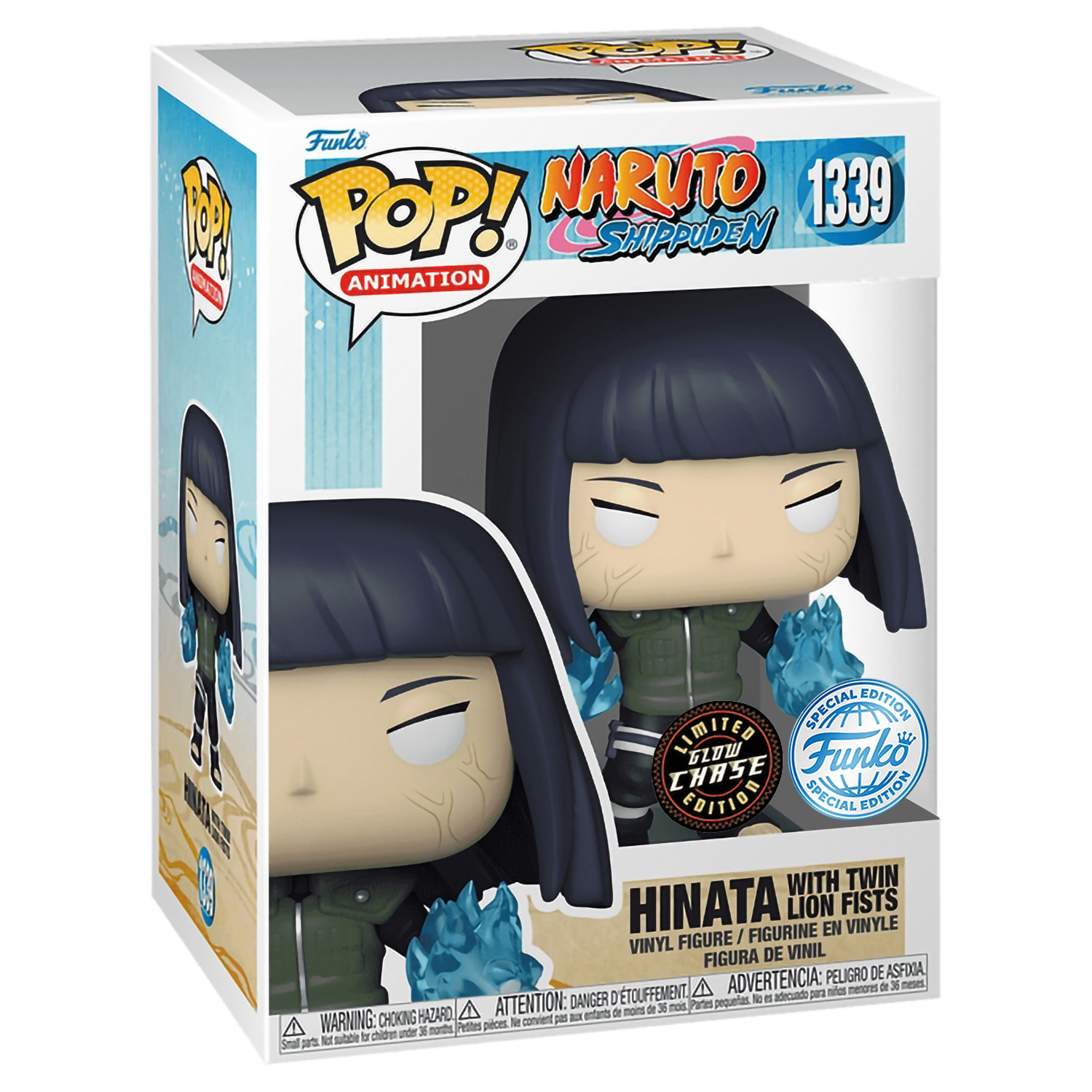 Фигурка Funko POP Animation: Naruto Shippuden – Hinata with Twin Lion Fists  With Chase [Glow In The Dark] Exclusive (9,5 см) - купить по цене 2499 руб с  доставкой в интернет-магазине 1С Интерес