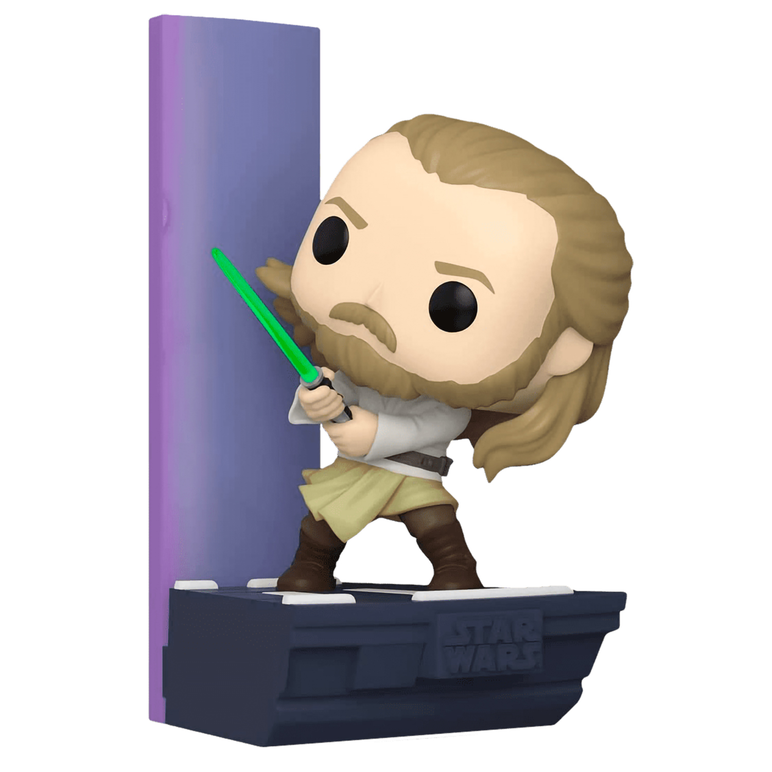 Фигурка Funko POP Deluxe Star Wars – Duel of The Fates Qui-Gon Jinn Exclusive (16,5 см)