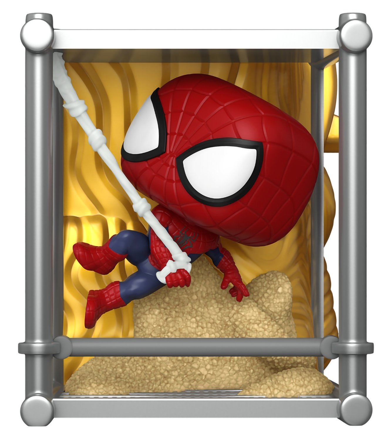 Фигурка Funko POP Deluxe: Marvel Spider-Man – No Way Home Final Battle Series Spider-Man Exclusive (9,5 см) цена и фото
