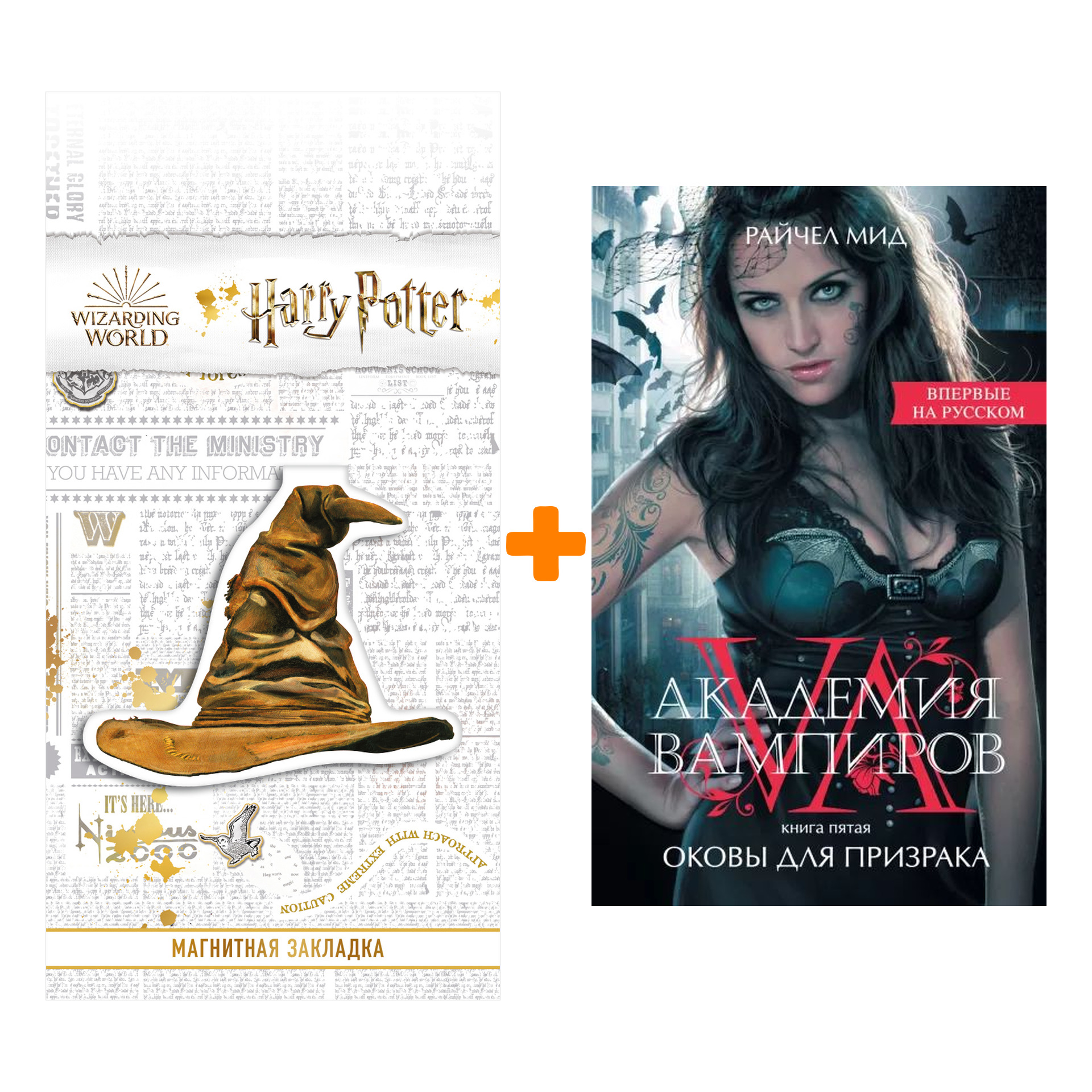 Набор Академия вампиров. Книга 5. Оковы для призрака. Райчел Мид + Закладка  Harry Potter Распределяющая шляпа магнитная - купить по цене 800 руб с  доставкой в интернет-магазине 1С Интерес