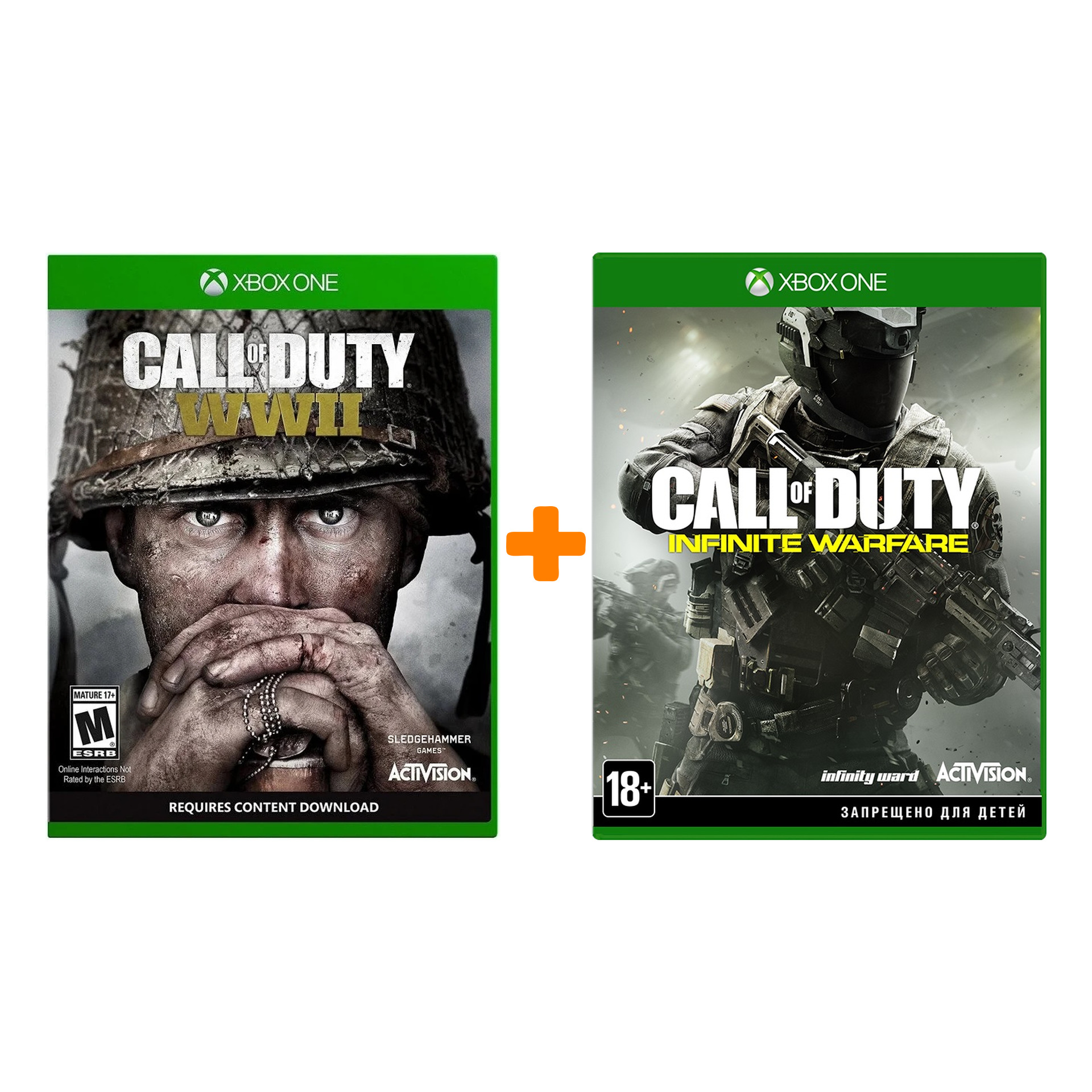 

Call of Duty: WWII [Xbox One] + Call of Duty: Infinite Warfare [Xbox One] – Набор