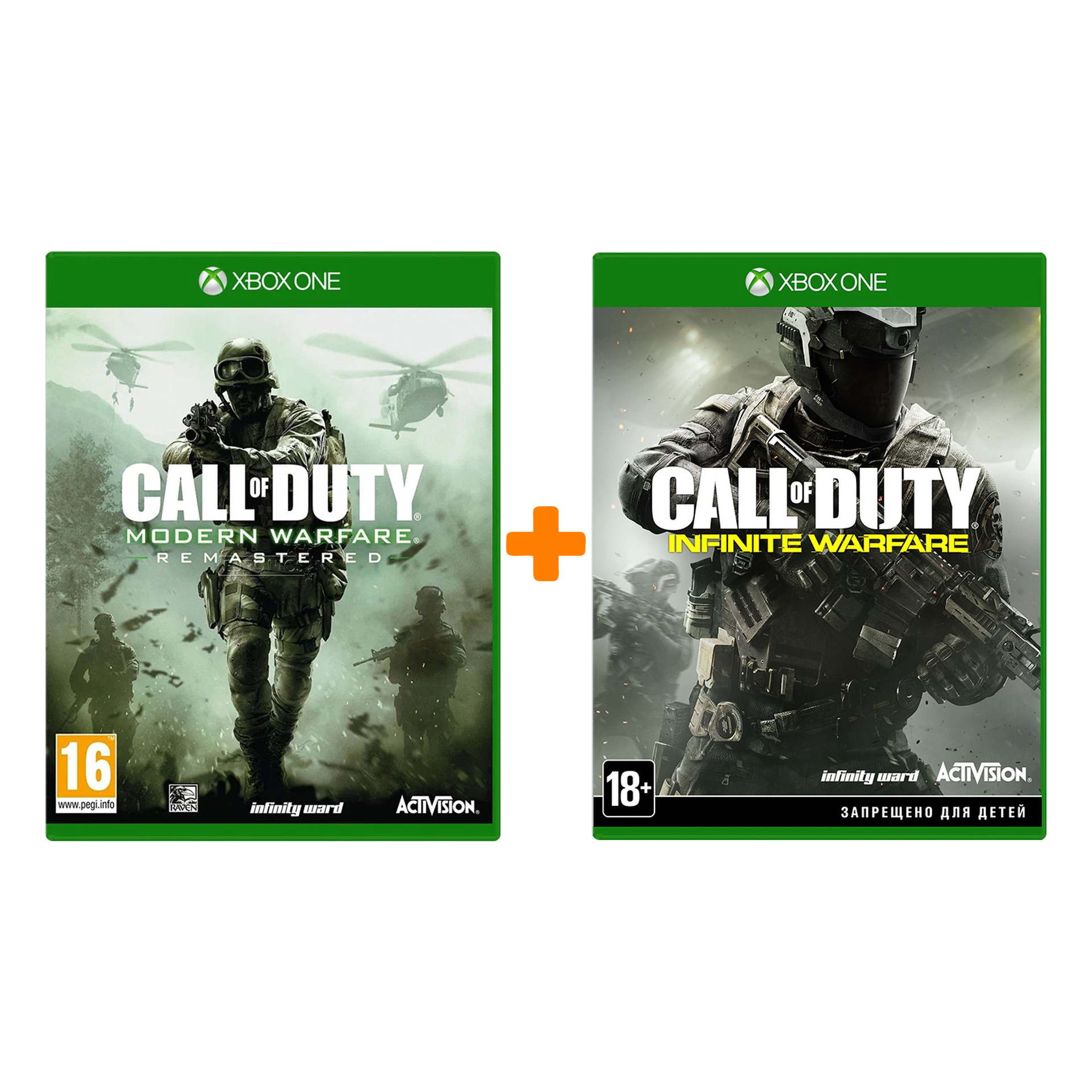 

Call of Duty: Infinite Warfare [Xbox One] + Call of Duty: Modern Warfare Remastered [Xbox One] – Набор