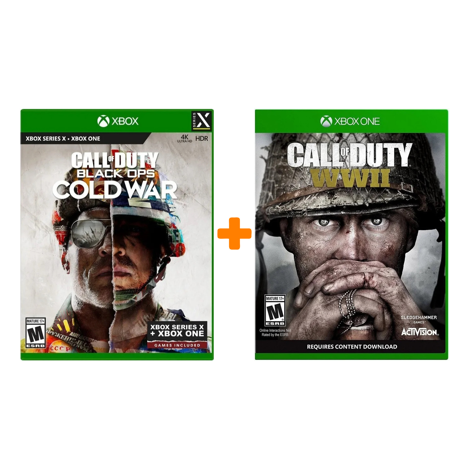 

Call of Duty: Black Ops Cold War [Xbox Series X] + Call of Duty: WWII [Xbox One] – Набор