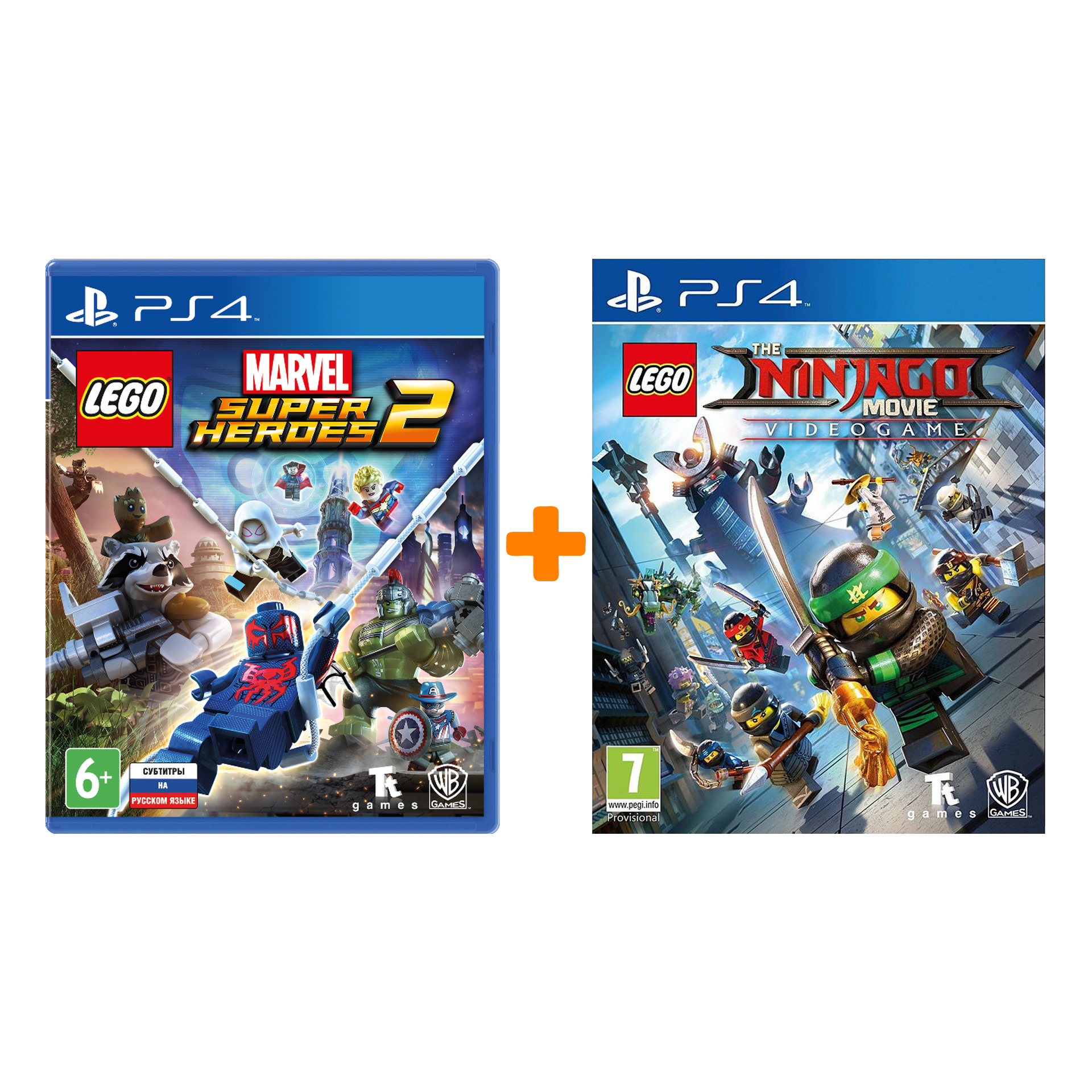 LEGO Marvel Super Heroes 2 [PS4] + LEGO: Ниндзяго Фильм: Видеоигра [PS4] –  Набор - купить игру для Playstation 4 по цене 3400 руб с доставкой в  интернет-магазине 1С Интерес