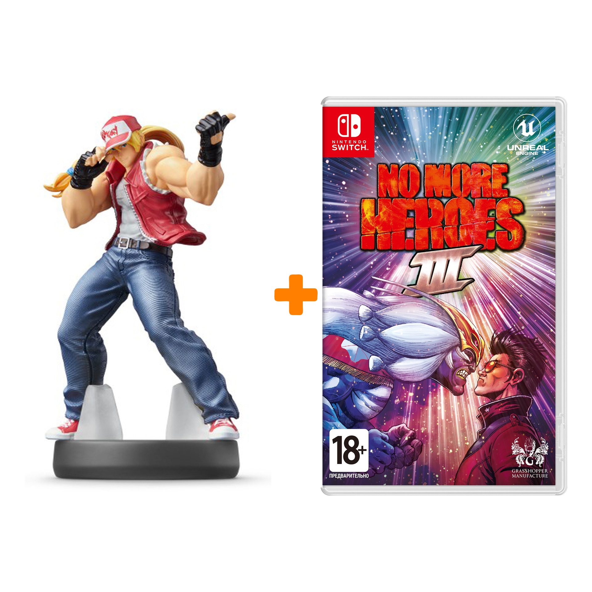 

Набор No More Heroes 3 [Switch, английская версия] + amiibo Терри