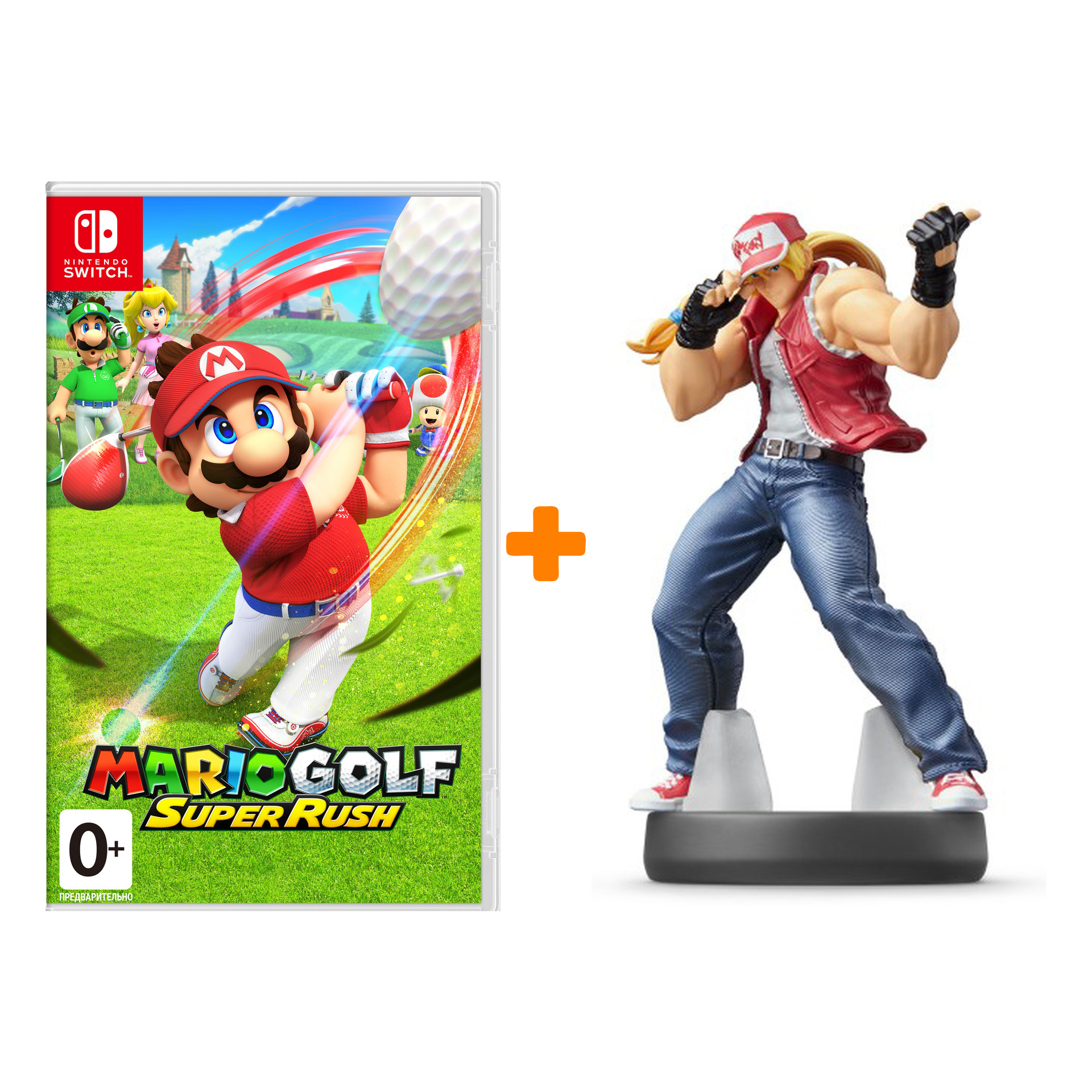 

Набор Mario Golf: Super Rush [Switch, русская версия] + amiibo Терри