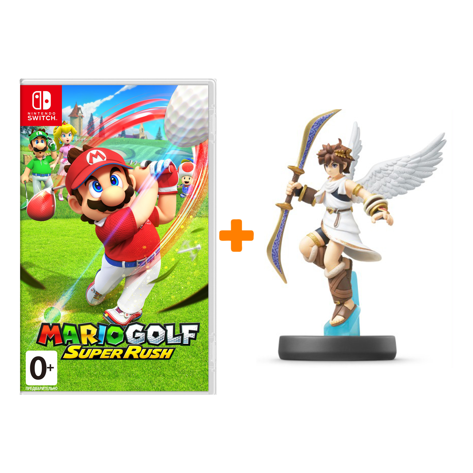 

Набор Mario Golf: Super Rush [Switch, русская версия] + amiibo Пит