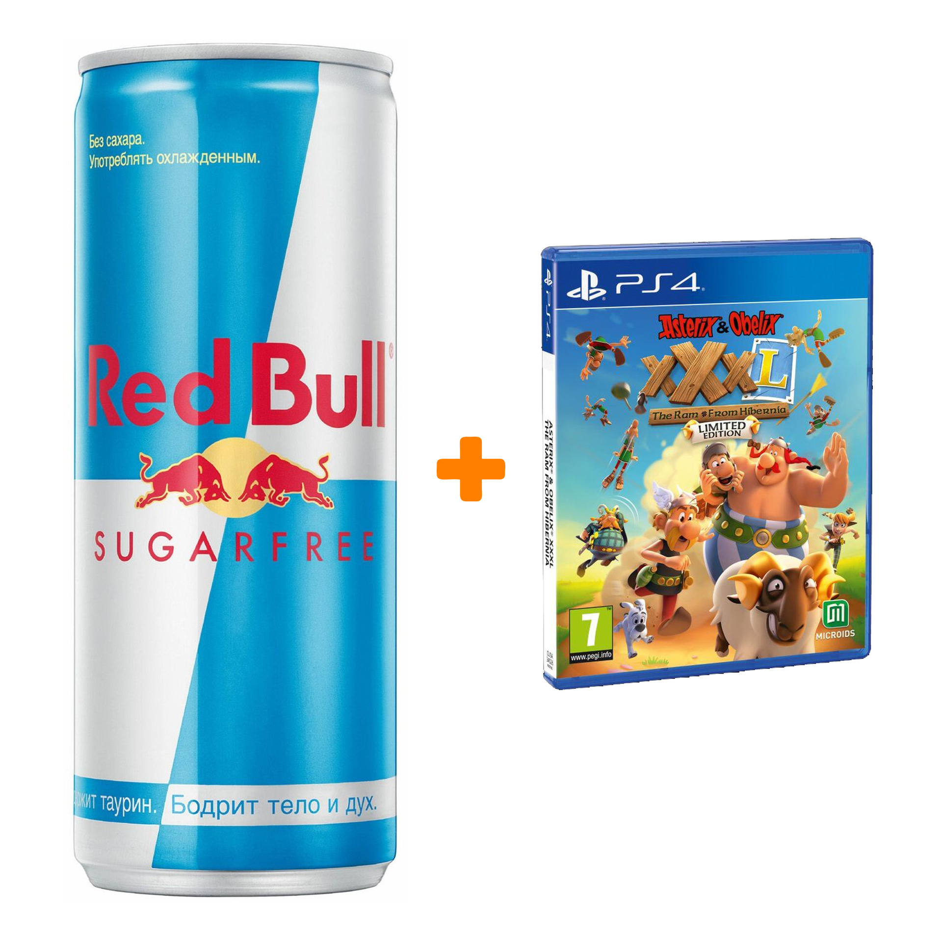 

Набор Asterix & Obelix XXXL: The Ram From Hibernia. Limited Edition [PS4, русские субтитры] + Напиток энергетический Red Bull Без сахара 250мл