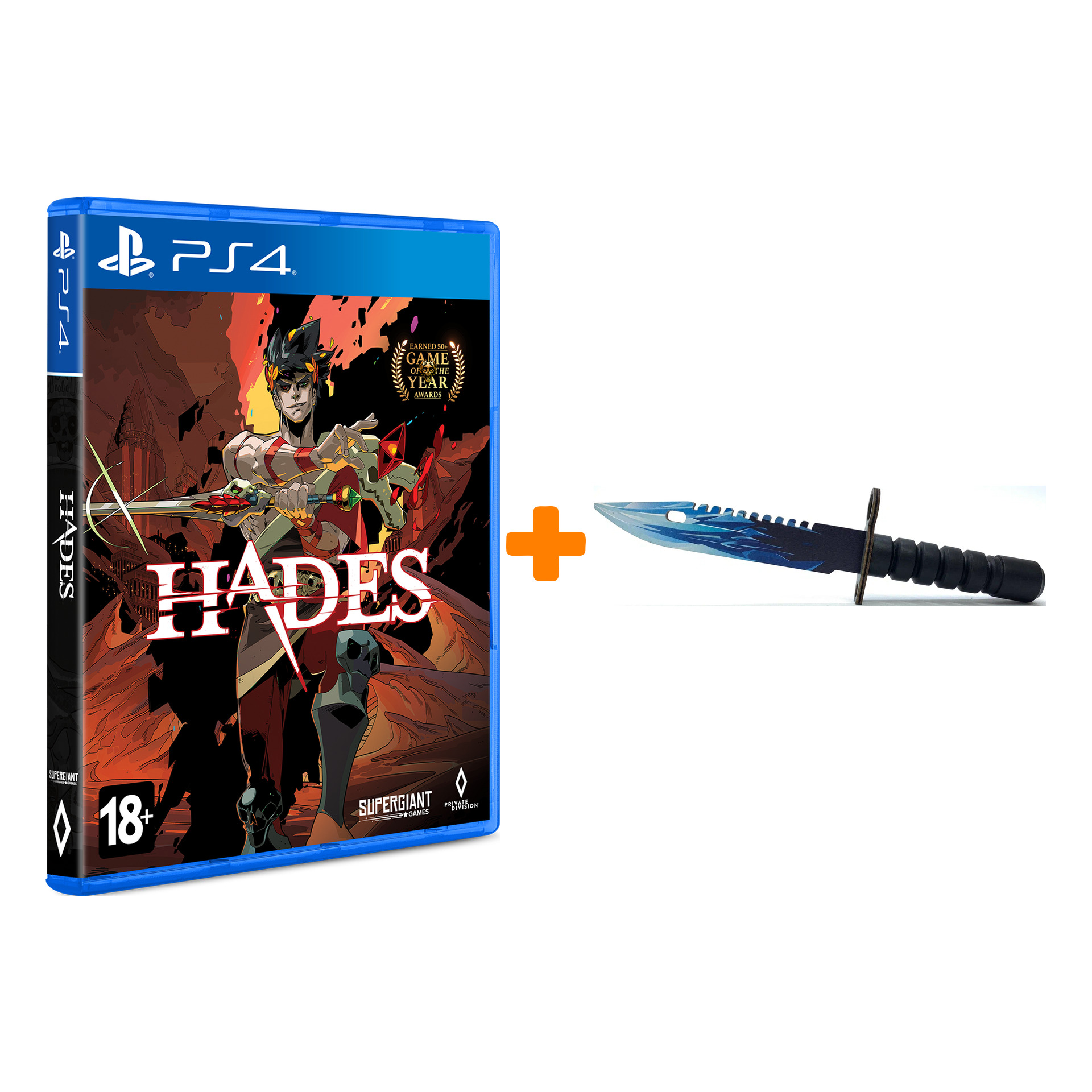 Набор Hades [PS4, русские субтитры] + Оружие игровое штык-нож М9 Байонет 2  Драгон Гласс деревянный - купить игру для Playstation 4 по цене 2530 руб с  доставкой в интернет-магазине 1С Интерес