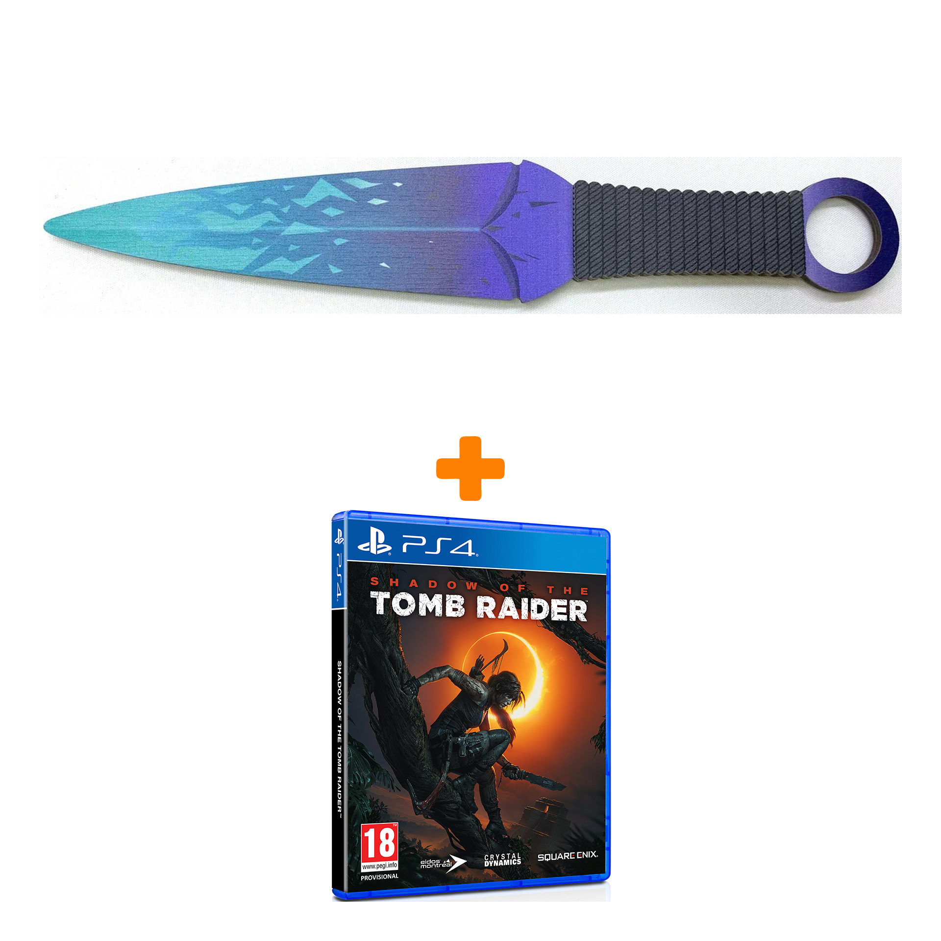 Набор Shadow of the Tomb Raider [PS4, русская версия] + Оружие игровое нож  Кунай 2 Холодное пламя деревянный - купить игру для Playstation 4 по цене  2530 руб с доставкой в интернет-магазине 1С Интерес