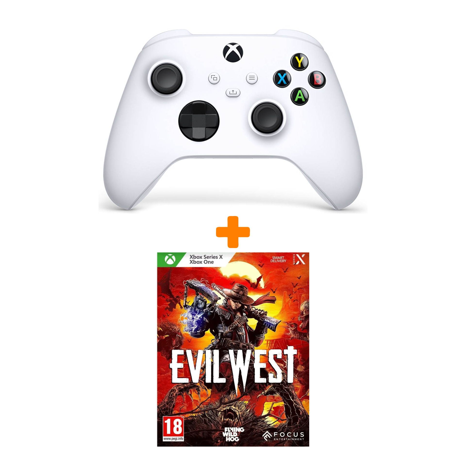 

Набор Evil West [Xbox, русские субтитры] + Xbox X: Геймпад Белый (QAS-0001)